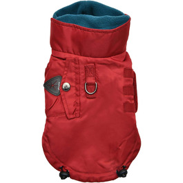 Пупа - тепла куртка для собак маленьких та середніх порід - Томас - червона, XXL