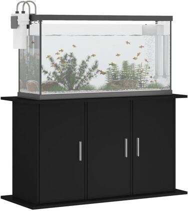 Тумба для акваріума ZEYUAN, чорна, 101x41x58 см, ДСП, акваріумний стіл/підставка