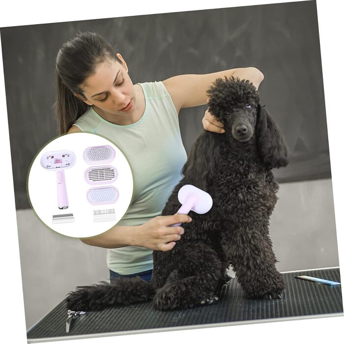 Щітка для котів BESPORTBLE з масажною функцією для догляду за шерстю, видалення шерсті, аксесуари для чищення котів з ергономічною ручкою