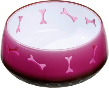 Миска для собак Karlie Cuisine 300 мл, рожева, висота 7 см
