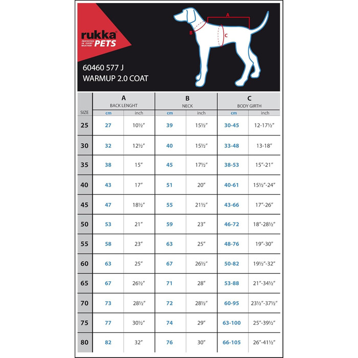 Теплий зимовий одяг Rukka Pets для собак (40, чорний)