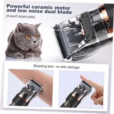 Машинка для стрижки тварин Happyyami: бездротова, тиха, з LED-дисплеєм та насадкою для собак та котів