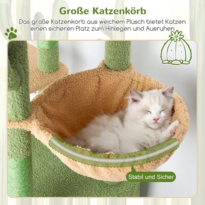 Драбина-будинок для котів Globlazer XL, 156 см, сірий, з будиночком та когтеточками