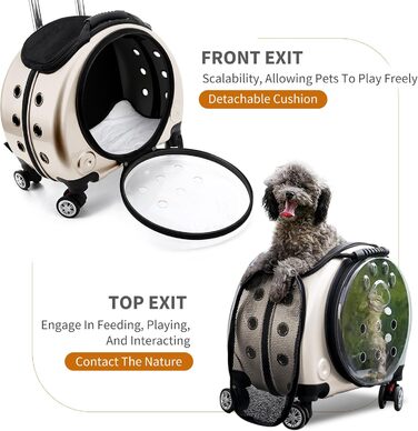 Рюкзак для тварин PETCUTE: зручний та безпечний для подорожей та прогулянок (до 7.5 кг)