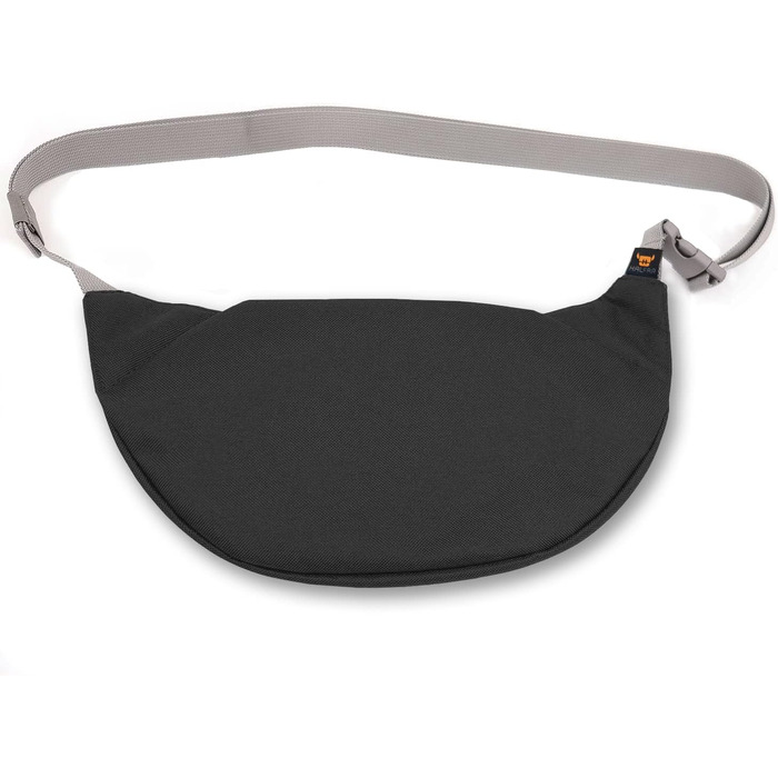 Сумка для ласощів для собак з персональним ім'ям | Сумка для дресирування собак | Чорний/Світло-блакитний