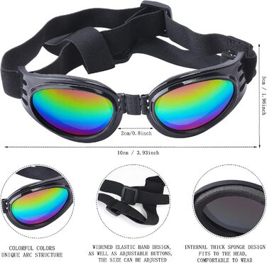 Костюм поліцейського для домашніх тварин Yewong: комплект аксесуарів для собак та котів (м'язка шапка, значок, сонцезахисні окуляри)