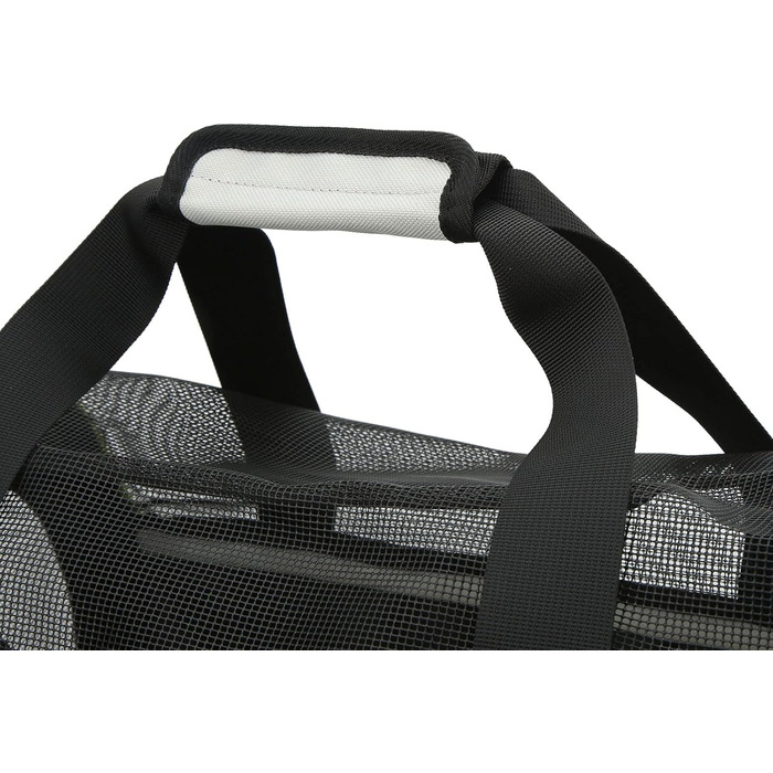 Транспортна сумка для домашніх тварин Cloimei Premium 600D Nylon, сіра, для котів та собак, 17 x 11 x 11 см