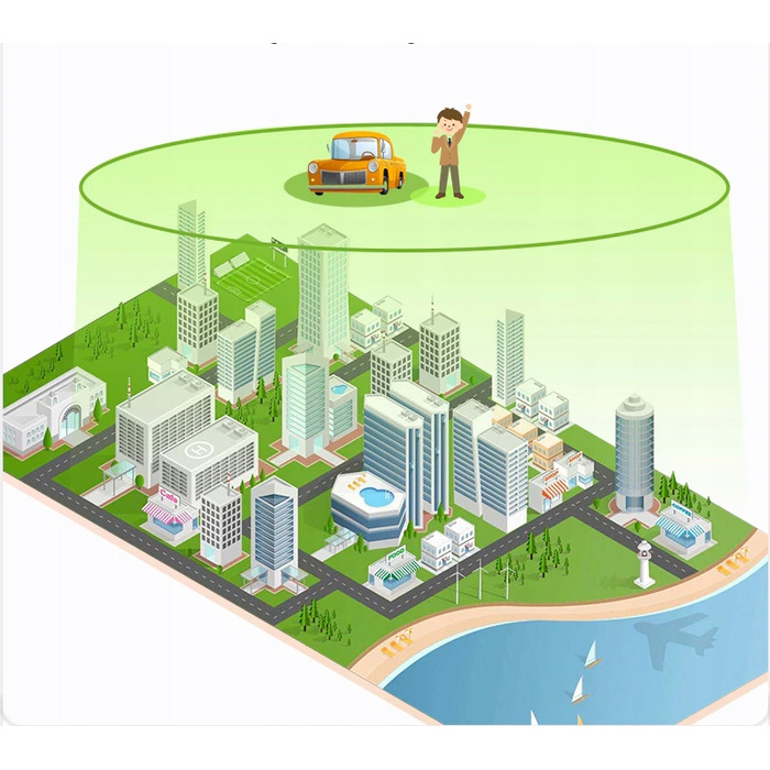 GPS-нашийник-локатор для собак з акумулятором 1200mAh, SOS-функція, керування через додаток, без абонплати