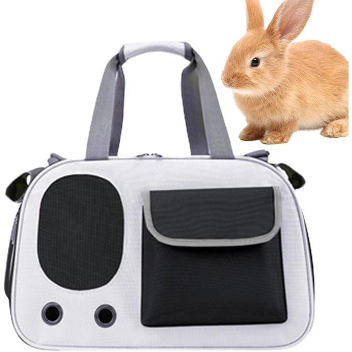 Портативна переноска для тварин - складана сумка для котів та маленьких собак, легка переноска | Міцна переноска для домашніх тварин з вентиляційною сіткою для безпечних подорожей з цуценятами або в дорозі, зелений (сірий)