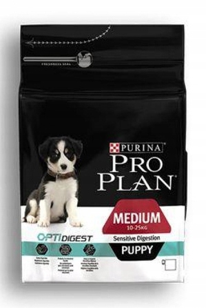 Корм PRO PLAN Puppy для цуценят середніх порід із чутливим травленням, ягня, 3 кг
