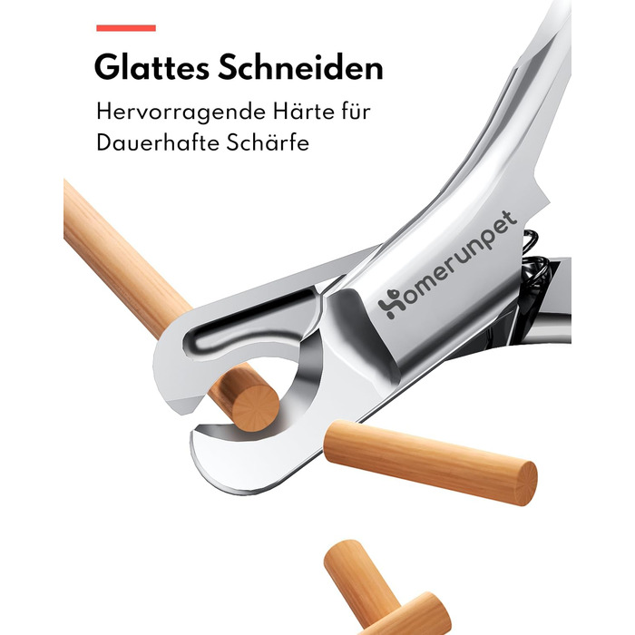 Ножиці для обрізання кігтів котам та дрібним собакам HomeRunPet, з нержавіючої сталі, професійні, безпечні, з антиковзними ручками