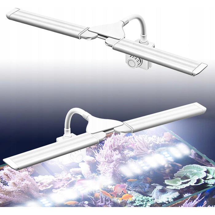 LED-освітлення для акваріума 4 Вт (біле та синє світло) для водних рослин