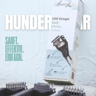 Щітка для котів та собак Striegel, аксесуари для собак, видалення шерсті | Зроблено в Німеччині (Тип C)