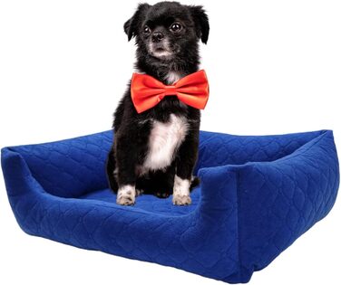 Ліжко для собак та котів Odolplusz, зелений, середній (70x60 см) | М'яке ліжко-корзина з бортиками