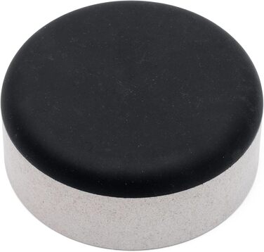 Миска для собак Titan Fuzzl з бамбука та гуми, 22 см, з антибактеріальним покриттям, неслизький дно, сіра, екологічна, довговічна, для середніх та великих собак (об'єм 0.8 л)