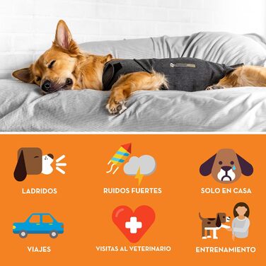 Мантіл для собак Thundershirt, сірий (XS, сірий)