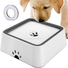 Миска для води Happy Hachi для собак з вугільним фільтром, повільний водопоїльник, нековзна, без витоків, для дому