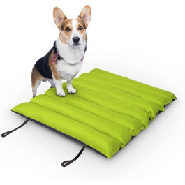 Килимок для собак Bestlivings 85x70 см - Outdoor, водовідштовхувальний, дихаючий, з м'якою подушкою - для вулиці (лайм)
