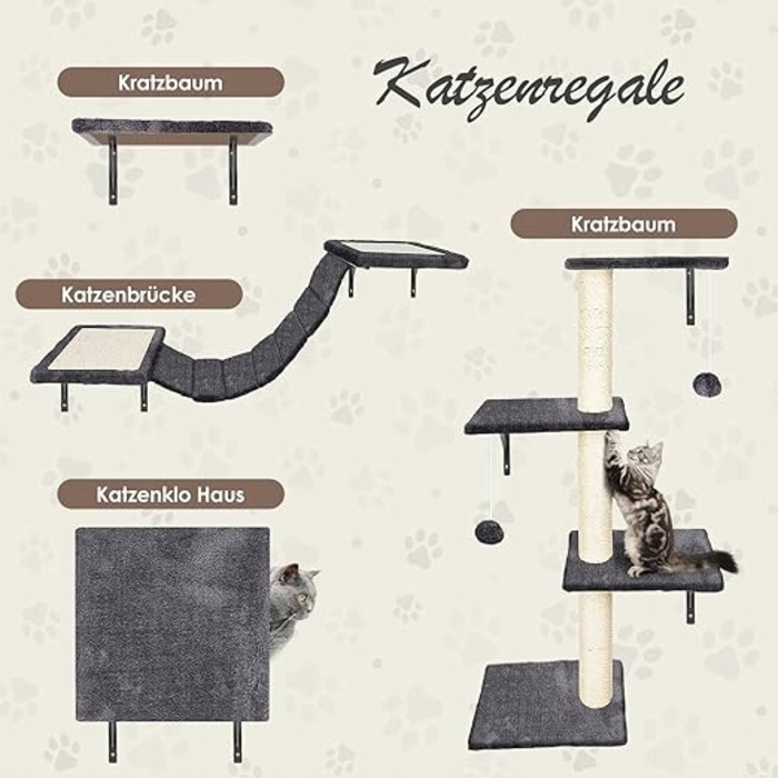 Стінка для лазіння для котів HEVOL