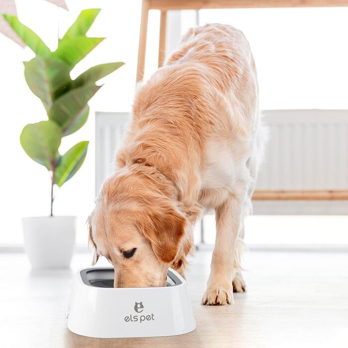 Миска для води для собак, поїльник-дозатор 1л, нековзна, без витоку, для подорожей, плаваюча, проти вилизування, без розливання, для домашніх тварин, котів, авто, подорожей, на вулицю, в дім