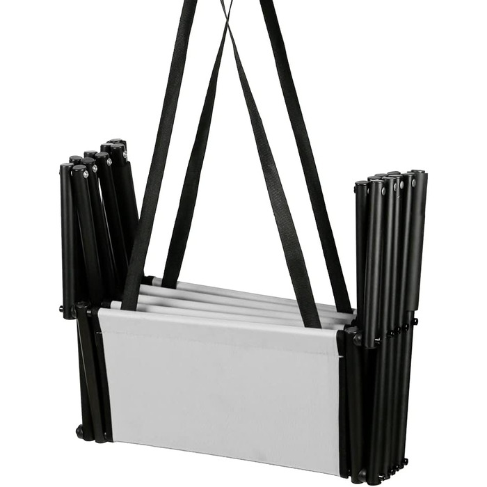 Сходинка для собак у багажник авто: захист суглобів, 4 сходинки, вантажопідйомність 75 кг, сірий колір