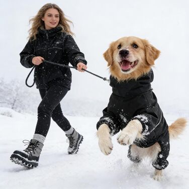 Водонепроникна куртка для собак, тепла та зручна - зимовий комбінезон для собак, XL. Ідеально для прогулянок в снігу та активного відпочинку на природі.