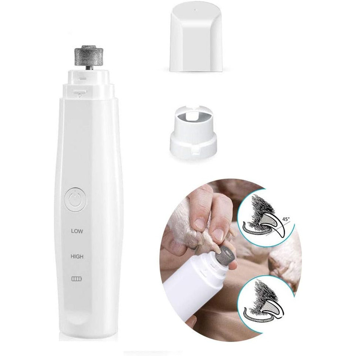 Електричний триммер для собак великих порід, догляд за кігтями, безболісний, безпечний, для собак та котів