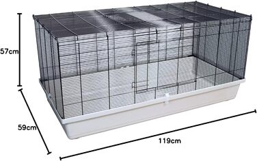 Клітка для мишей і хом'яків Borneo XL, простора, метал
