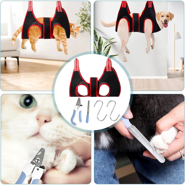 Набір гамаків для догляду за шерстю для маленьких собак і котів SUPRROW