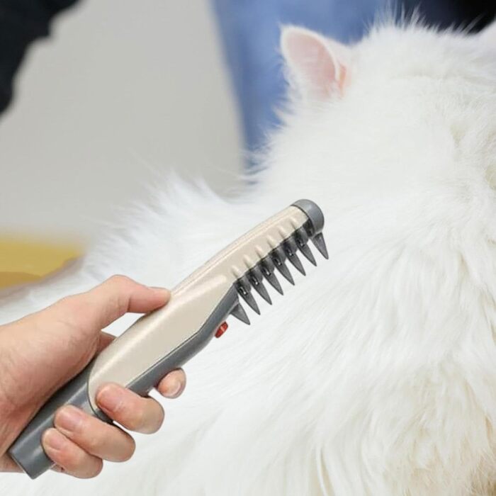 Електричний гребінець для грумінгу домашніх тварин: видаляє відмерле волосся та бруд