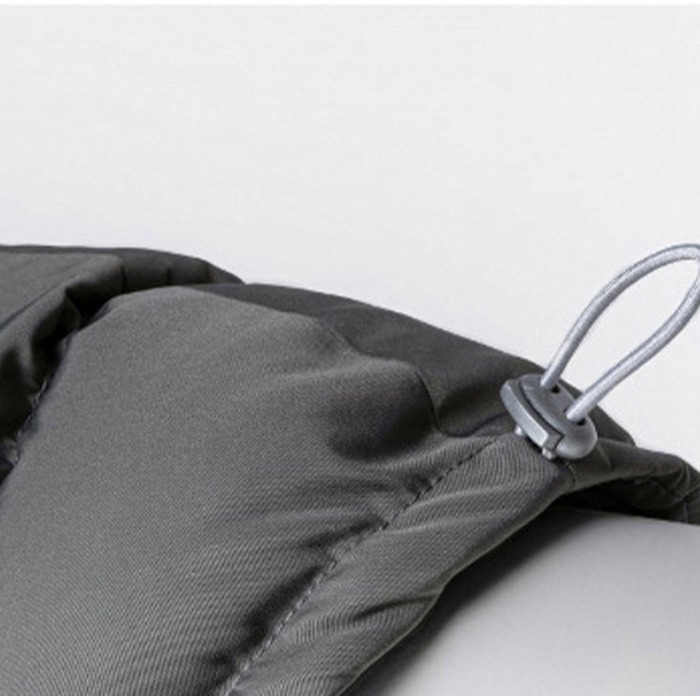 Зимовий одяг для собак: тепла куртка, жилет, одяг для великих собак, сірий колір