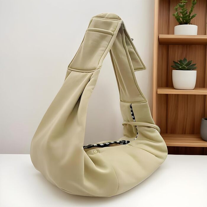 Сумка-переноска для собак, дихаюча, з регульованими ременями, хакі | Зручна переноска для собак, прогулянок та активного відпочинку