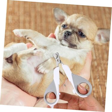 BESPORTBLE 2 шт. Кусачки для нігтів домашніх тварин: для собак та котів. Сталеві кусачки з вигнутим ножем для безпечної та безболісної догляду за нігтями.