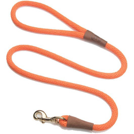 Повідок для собак Mendota Pet, плетений, помаранчевий, 1,27 см x 1,8 м