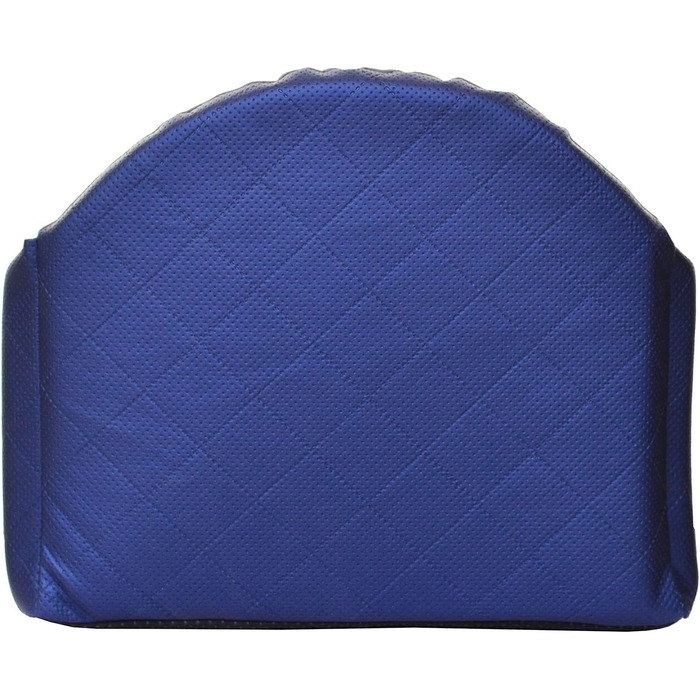 Автокрісло для собак 2в1 | Універсальне миюче автокрісло для заднього та переднього сидіння | Лежанка для собак та котів | Штучна шкіра, пухнастий плюш | 48 x 48 см (Блакитний)