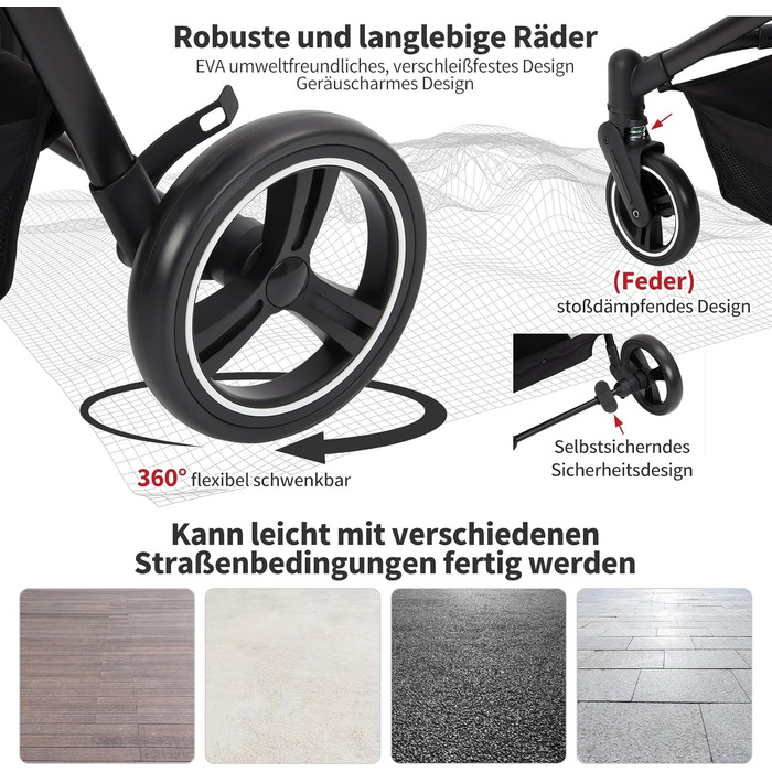Складаний двоярусний візок для собак та котів до 22 кг, з сітчастими віконцями, тримачем для напоїв та місцем для зберігання. Ідеально для двох маленьких собак або котів. Легкий та зручний двошаровий візок.