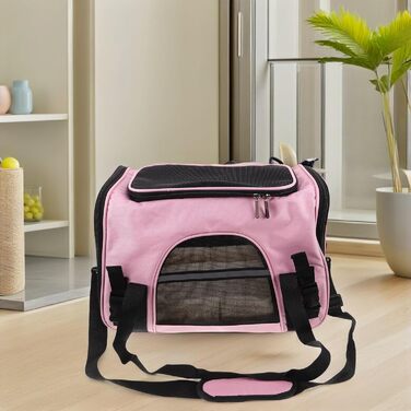 Транспортна сумка для кота Kisangel: дихаюча сітка, складана, з плечовим ременем. Підходить для подорожей та авто.