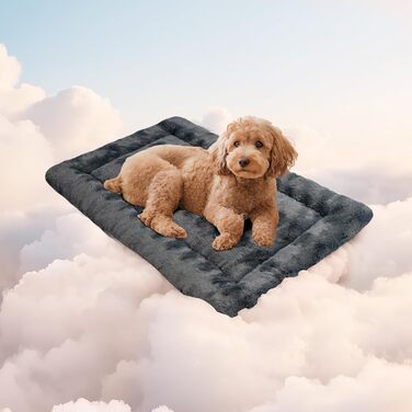 М'яка собача ковдра Mora Pets: зручна та миюча підстилка для собак маленьких, середніх та великих порід, 60 x 45 см, сірий колір