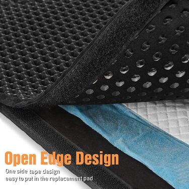 Килимок для котячого туалету Ycozy Katzenklo Matte Groß 76 x 61cm - вологостійкий, з оксфордської тканини, контролює розсипання наповнювача