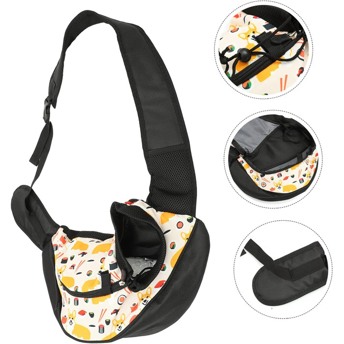 Траплянка для собаки, переноска для цуценят, сумка-переноска для тварин, зелена. Підходить для маленьких собак, котів, подорожей, кемпінгу та прогулянок.