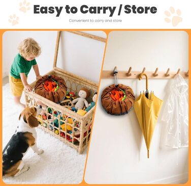 Набір інтерактивних килимків для собак та котів: килимок для нюхання та килимок для ласощів. Розвиває інтелект, стимулює когнітивну активність. Підходить для цуценят, маленьких собак та котів. Розміри: 38,1 x 38,1 см (килимок для нюхання) та 20,3 x 20,3 с