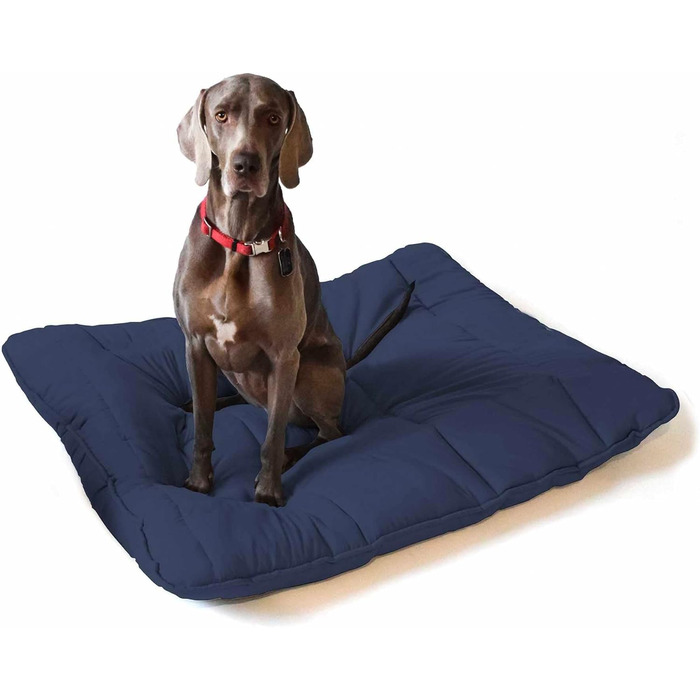 Елегантна подушка для собак Maxy, 60x100 см (темно-синій, 130x100 см)