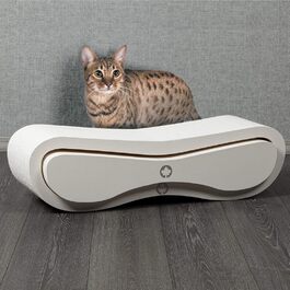 CanadianCat Company | Комплект когтеточок Orbit+Satellite 2.0, білий, котячі меблі