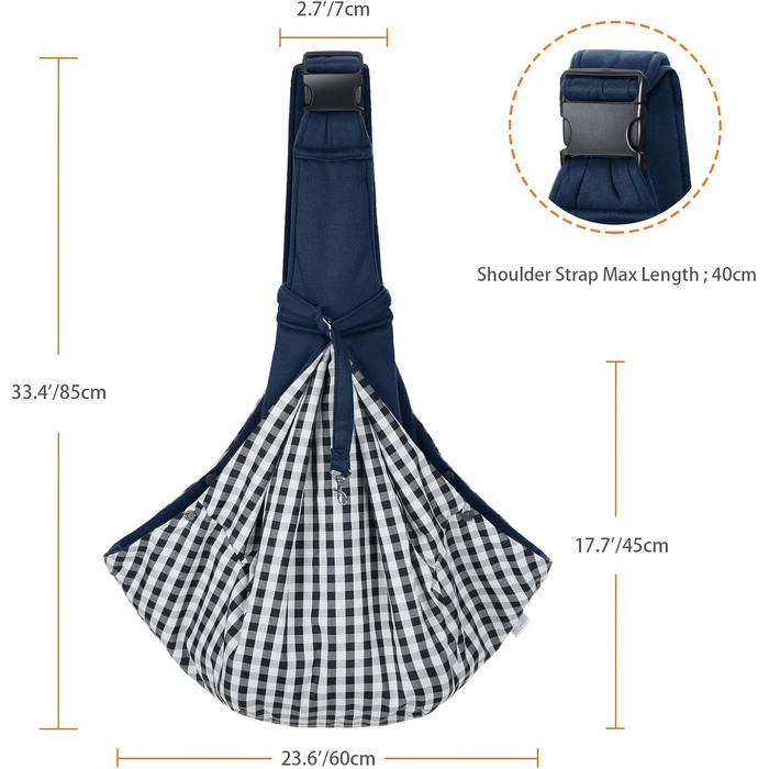 Сумка-переноска для собак Coolzon, 7 кг, дихаюча, регульований ремінь, для цуценят, блакитна та зелена