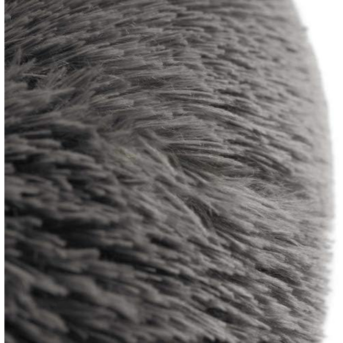 Кішечкове та собаче ліжко Hunter LOPPA, м'яке, з антиковзною основою, можна прати, колір антрацит, розмір M