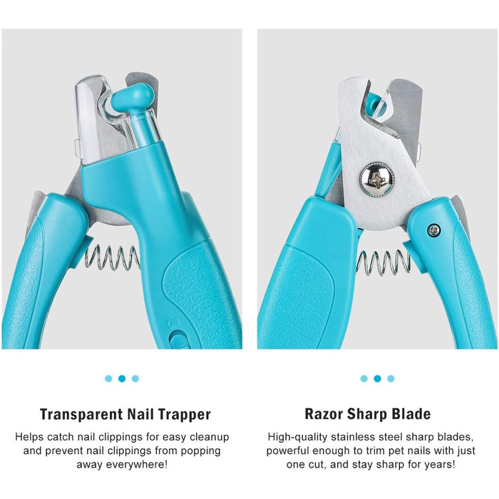 Професійний триммер для догляду за кігтями домашніх тварин з LED-підсвічуванням (для собак та котів)