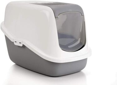 Торгівля туалетом для котів NESTOR сірого кольору 56 x 39 x 38,5 см