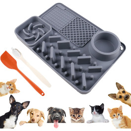 Лежанка-заспокійник для собак Schleckmatte Hund 30x20.5 см з присосками, антиковзаюча, BPA-Free, для повільного годування, зменшує тривожність під час купання, грумінгу та тренувань