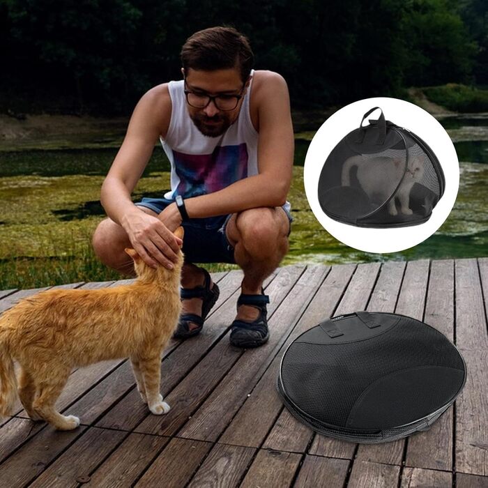 Транспортна сумка для котів | Дыхаюча переноска для тварин - Легка та зручна переноска для кошенят та маленьких собак, для подорожей, активного відпочинку та прогулянок