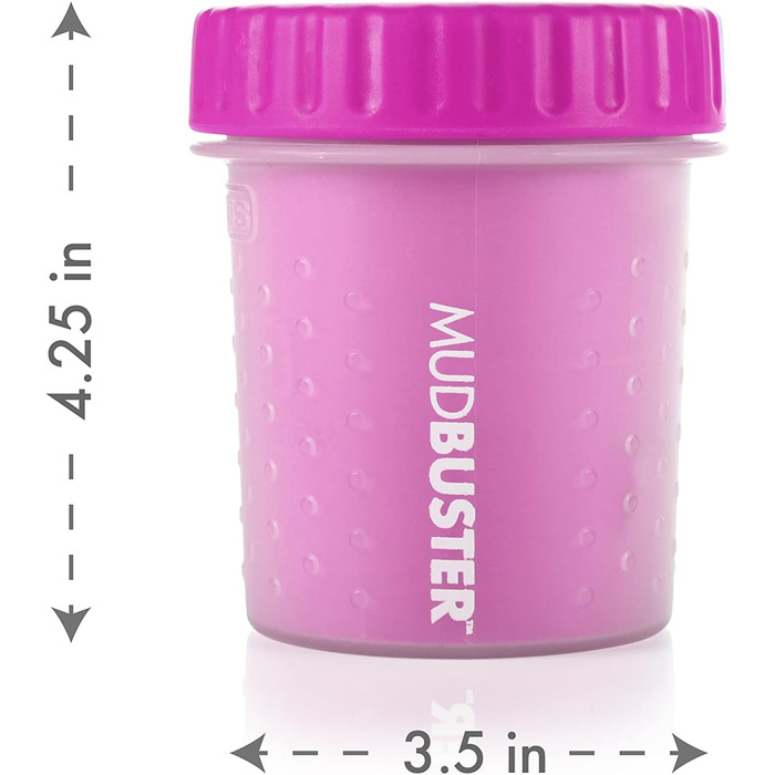 Очисник для лап собак Dexas MudBuster, портативний, Small, фуксія